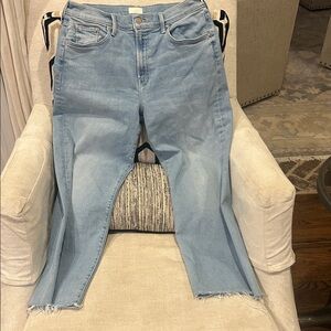 MOTHER The Rambler High-Rise Straight-Leg
Balls in your court color